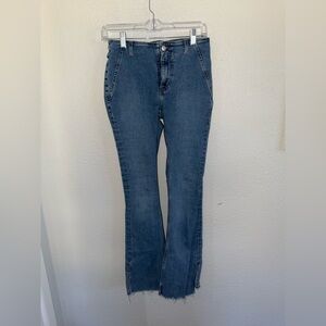 Free People Straight Leg Denim Jeans